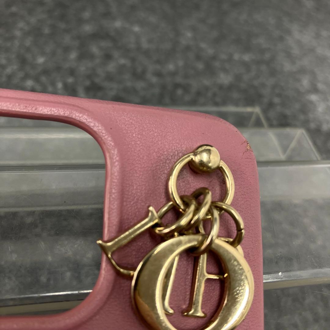 大人気☆クリスチャン ディオール☆iPhone13Proケース☆レザー☆ピンク！