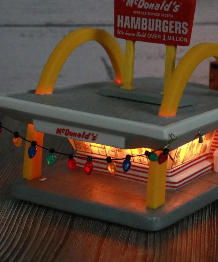 マクドナルド McDonald's ライト付きセラミックレストラン ライト