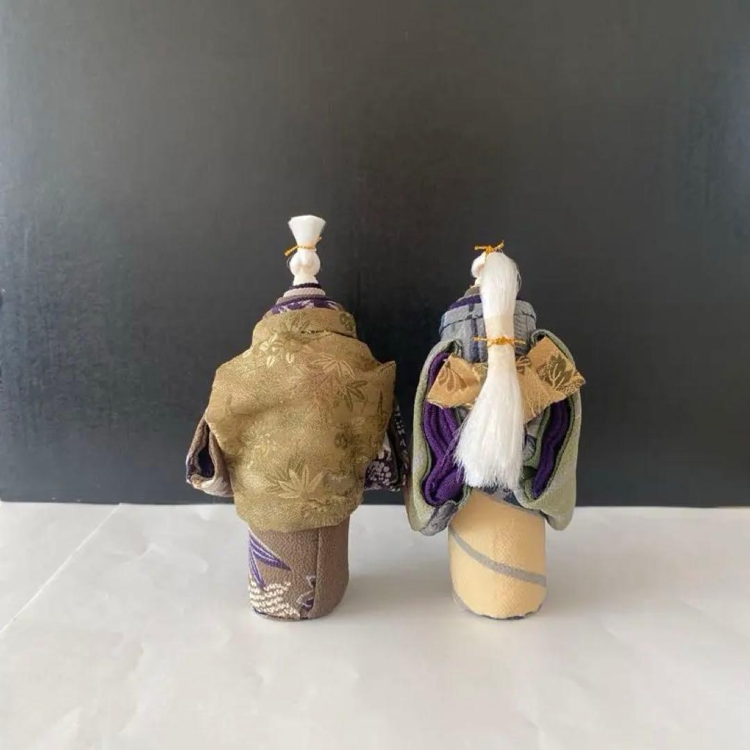 古布高砂人形、几帳セット