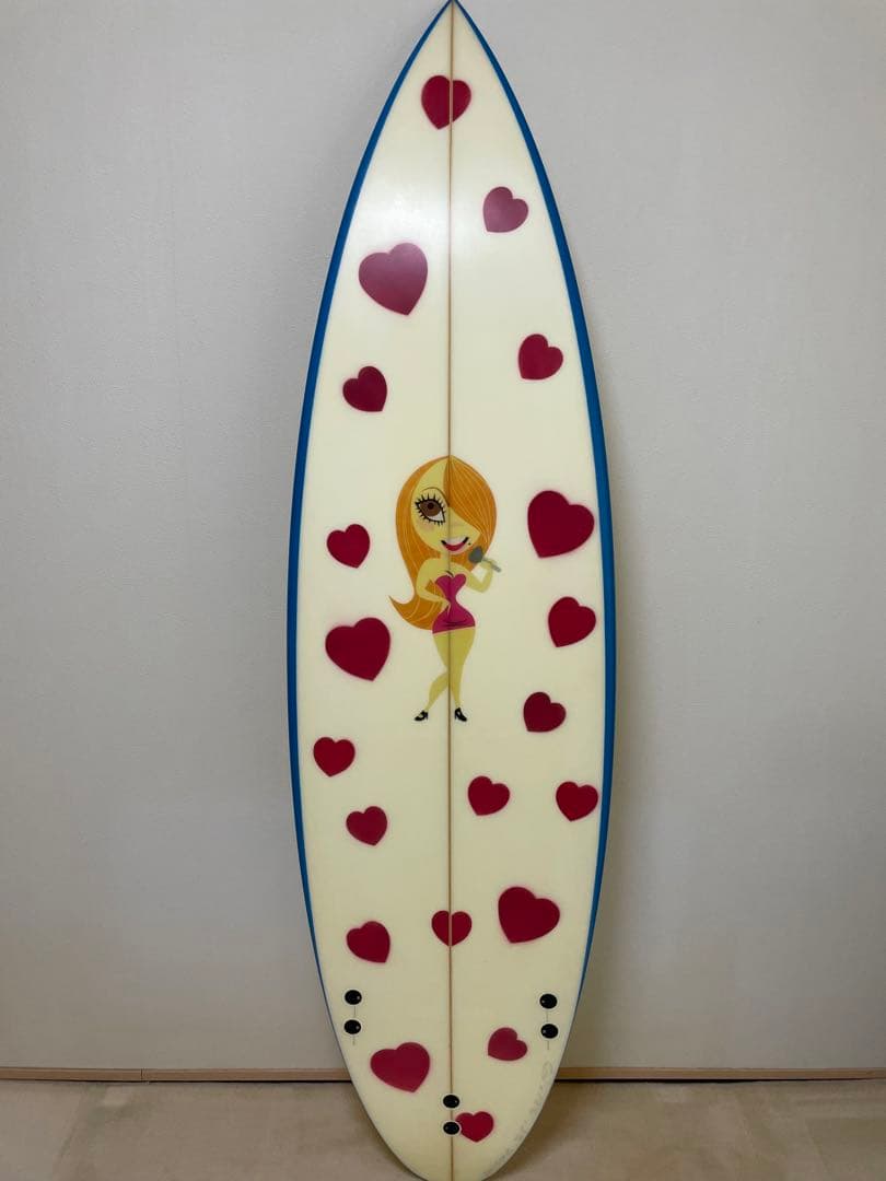 ワーナーサーフボード 4Rのみ使用の美品183cm 参考値 29.14L