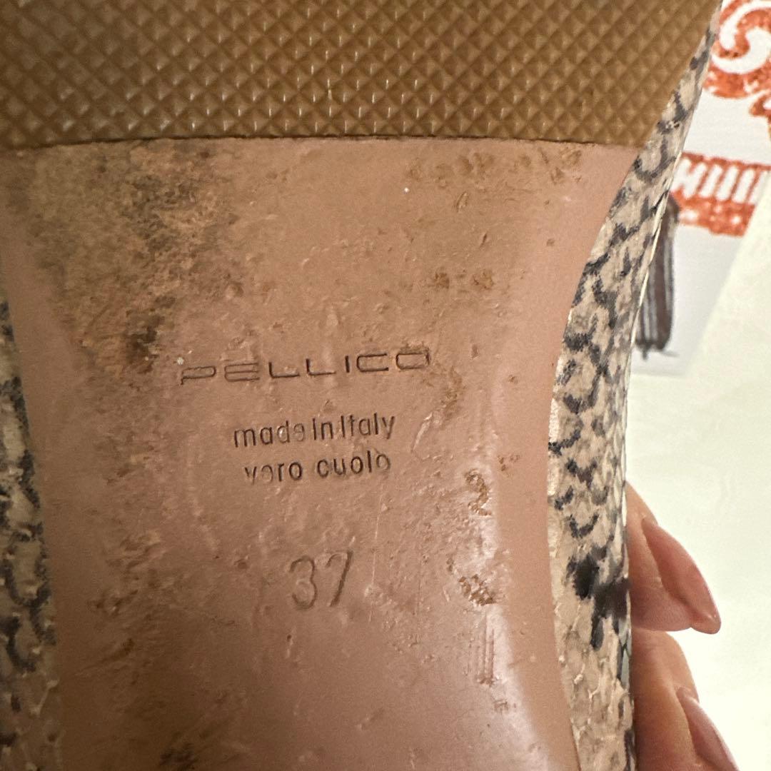 リン様　PELLICO ポインテッドトゥ フラットシューズ　イタリア製　ペリーコ