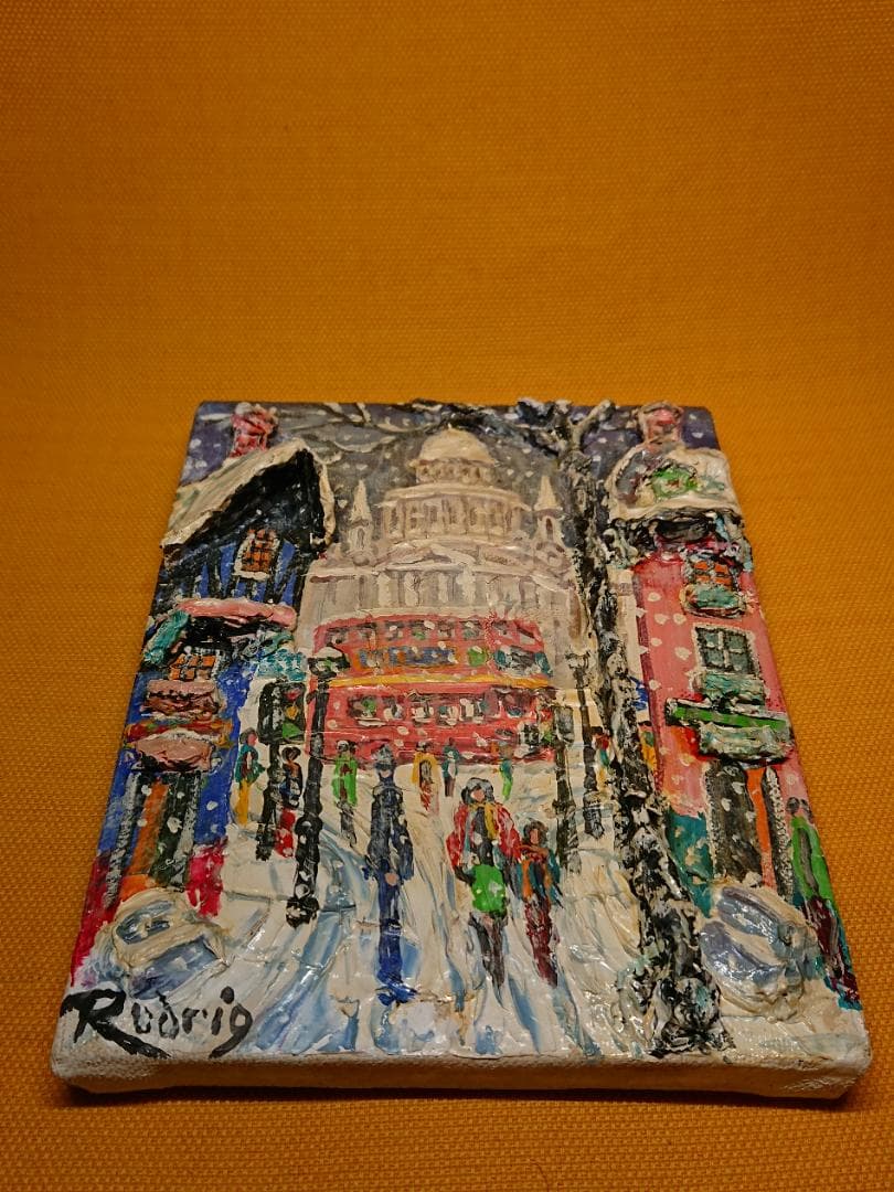 西洋美術　アート　油絵　立体　絵画　置物　インテリア　工芸品　美術品　A1473