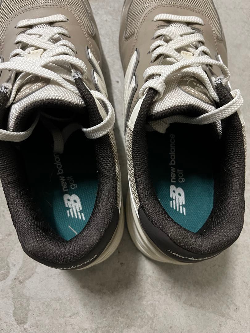 New Balance ゴルフシューズ　574 ベージュ