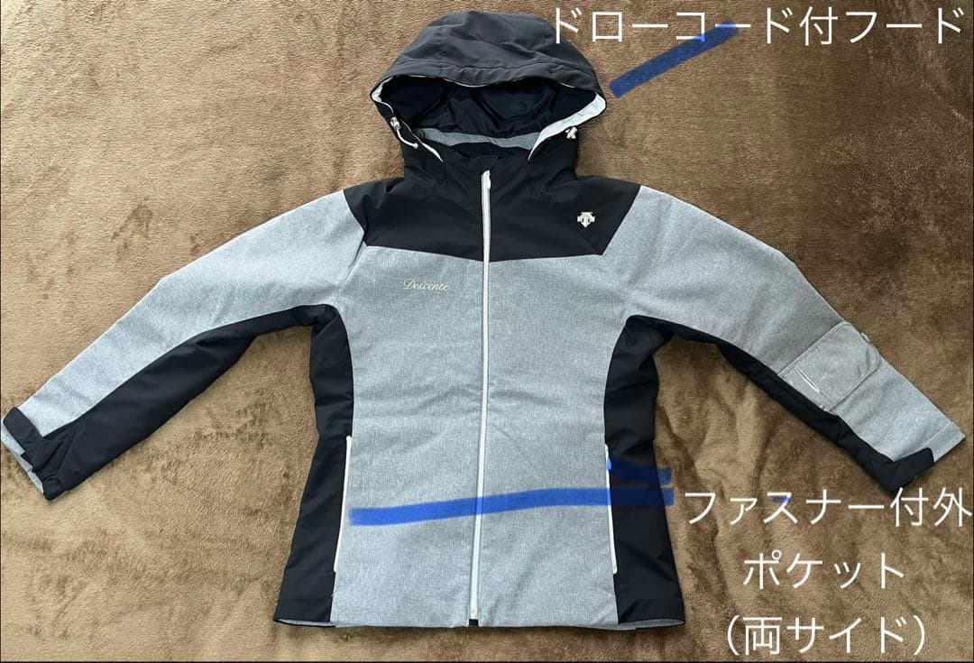 DESCENTE レディース ウインタースポーツ用ジャケット Lサイズ