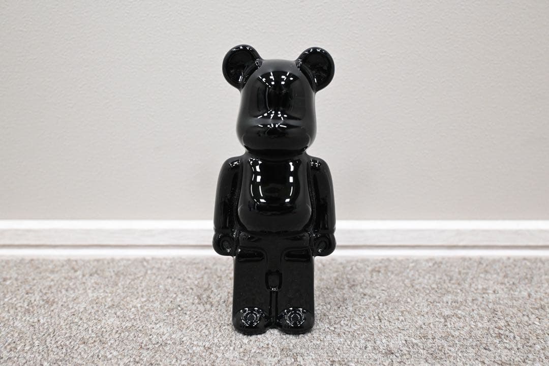 【極美品】バカラ Baccarat ベアブリック BE@RBRICK ブラック