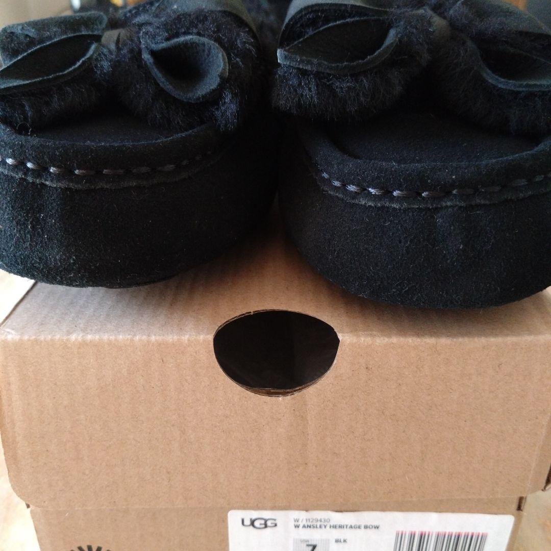 新品未使用☆UGG ANSLEY HERITAGE ブラック24cm