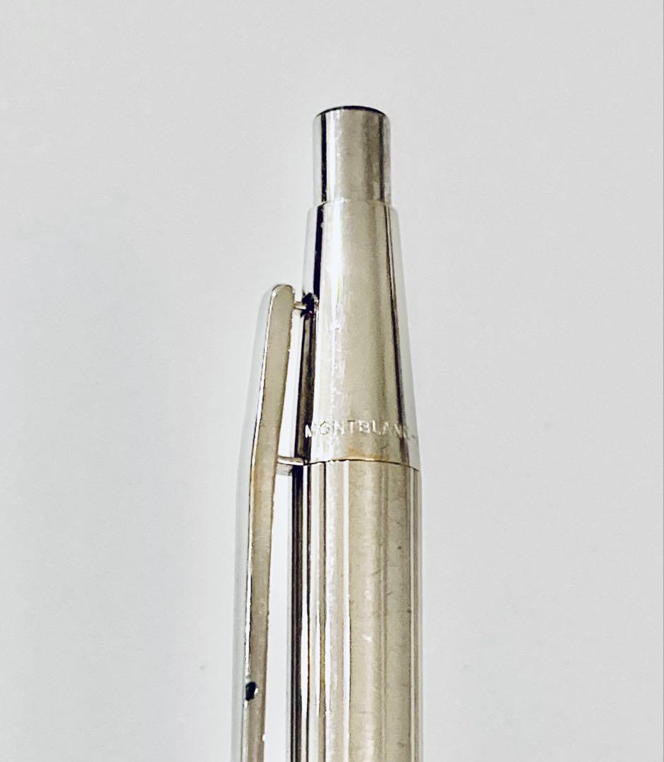 プラチナ仕上げ◆モンブラン高級ボールペン ノブレスMONTBLANC 1970s