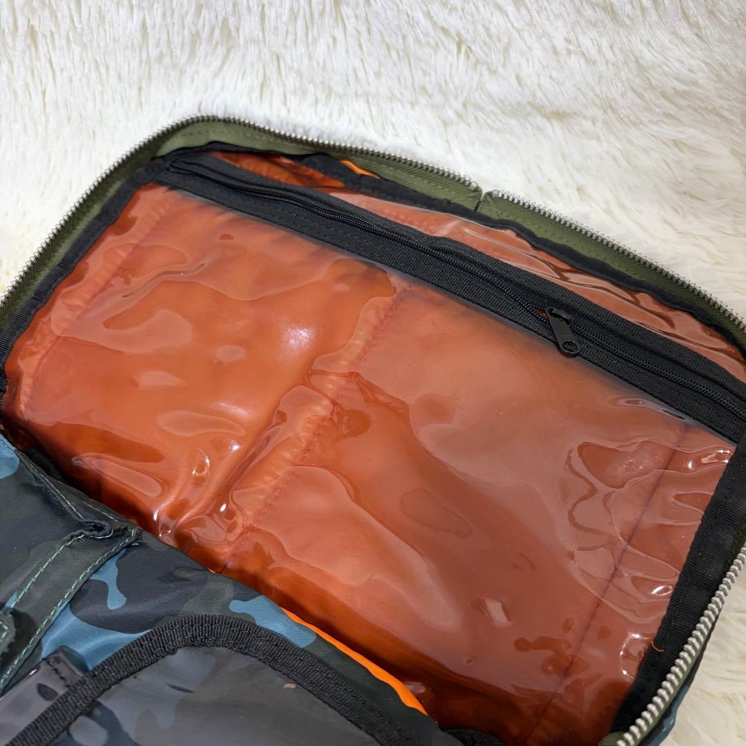 【19日まで】ポーター　タンカー　ショルダーバッグ　カモフラ　2層