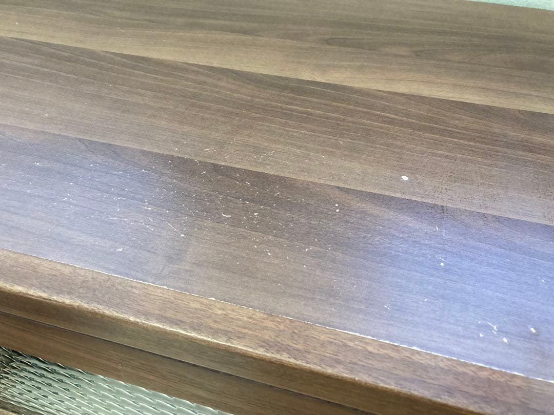 ブラウン 木製 テレビボード 引き出し付き