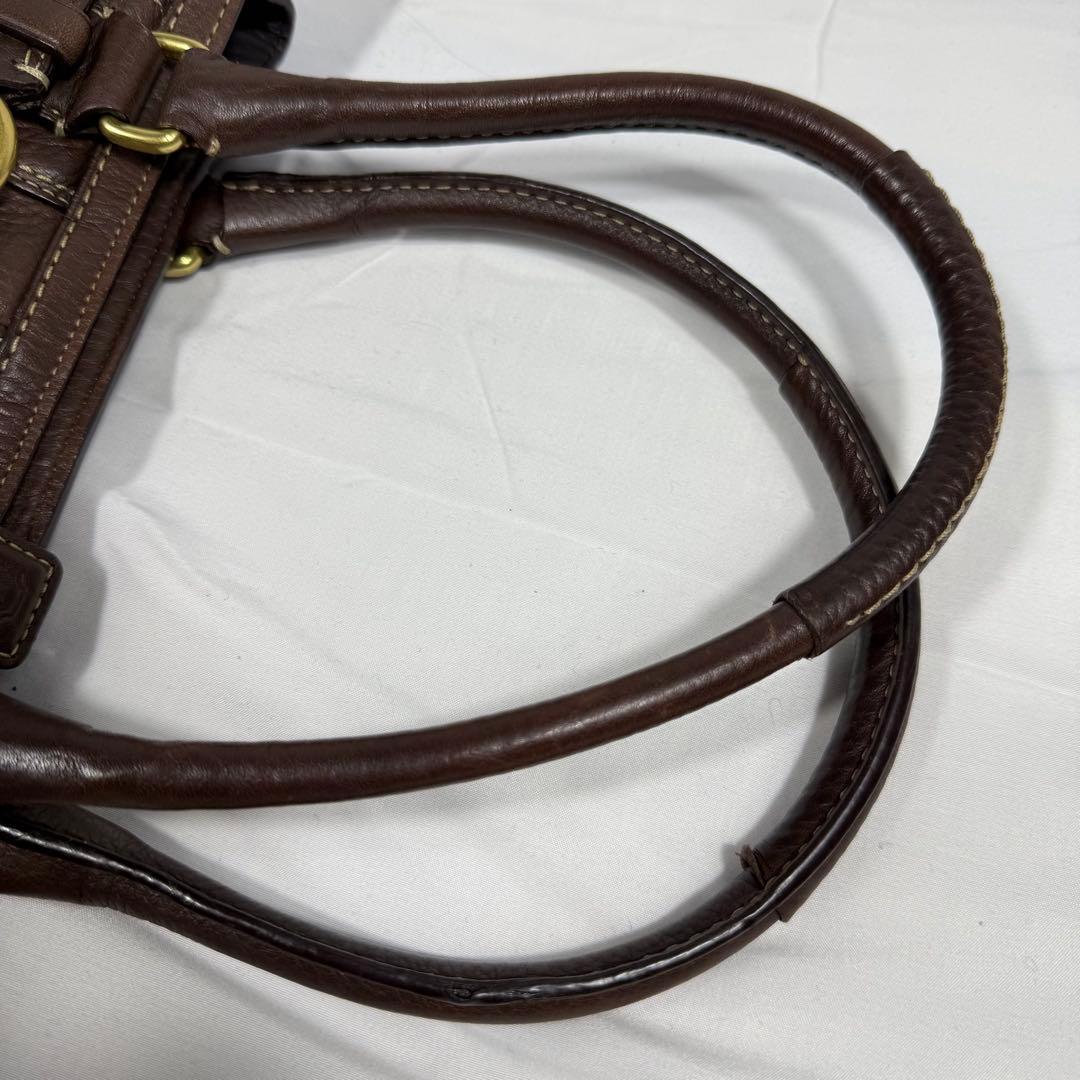 【美品】コーチ トートバッグ ブラウン レザー F10212 本革