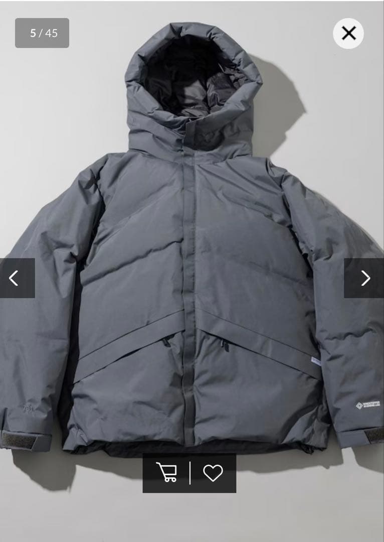 ジャケット・アウター +phenix GORE-TEX WINDSTOPPER DOWN PARKA