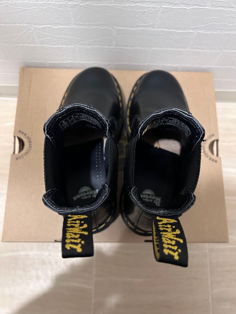 Dr.Martens ブラック サイドゴアブーツ 2976QUAD 美品　格安