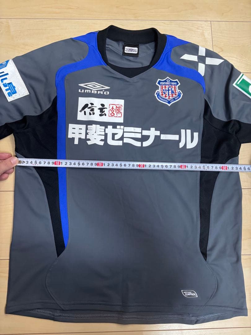 ヴァンフォーレ甲府　アンブロ　デザイン　長袖　ユニフォーム　支給品　サッカー