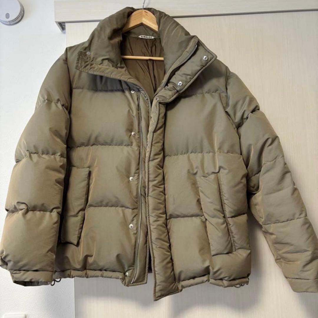 ジャケット・アウター auralee finx polyester chamby down coat
