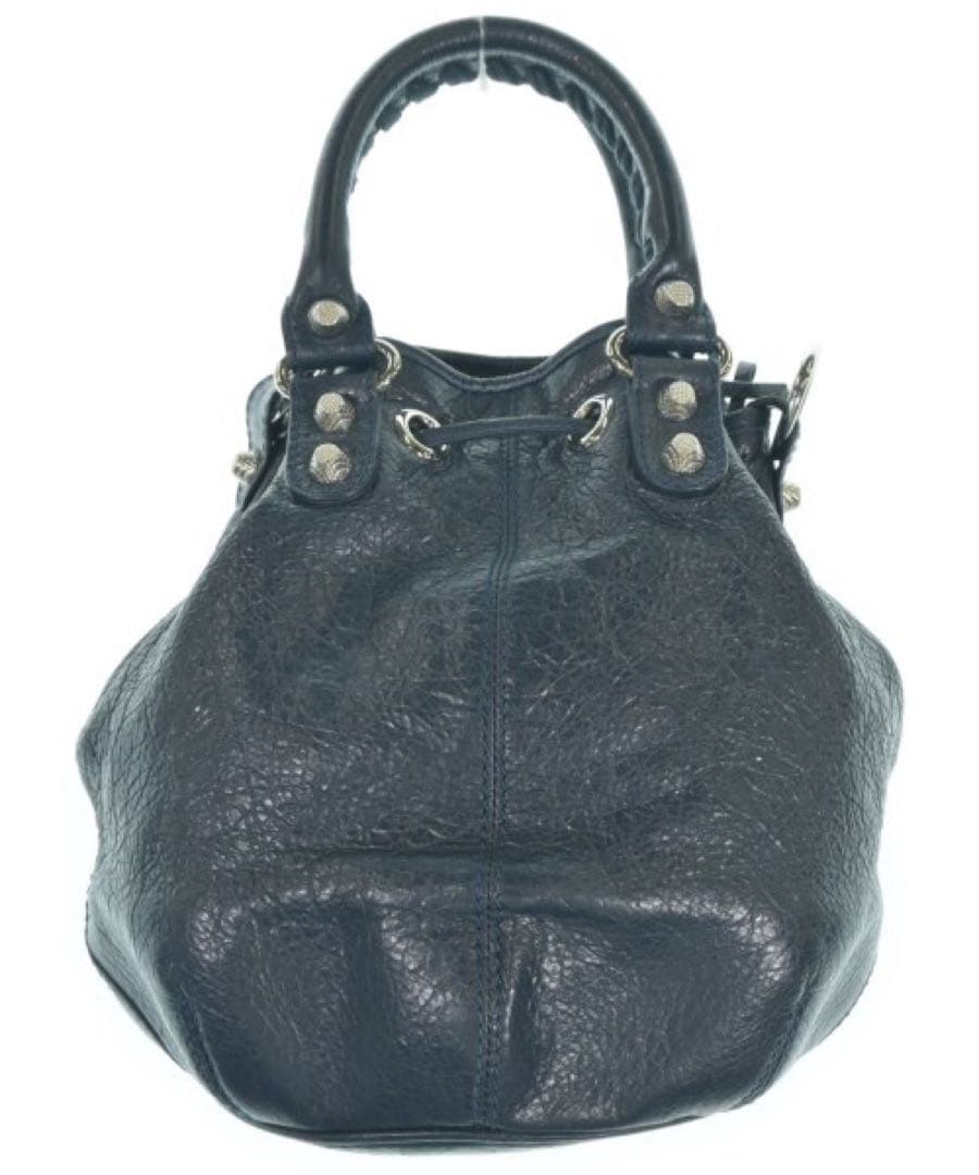 BALENCIAGA バレンシアガ★ミニポンポン レザーハンドバッグ　2way