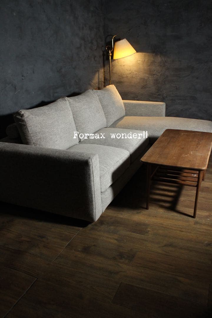 首都圏送無料〜現行estic wonderⅡ 50万総フェザー カウチ ソファ