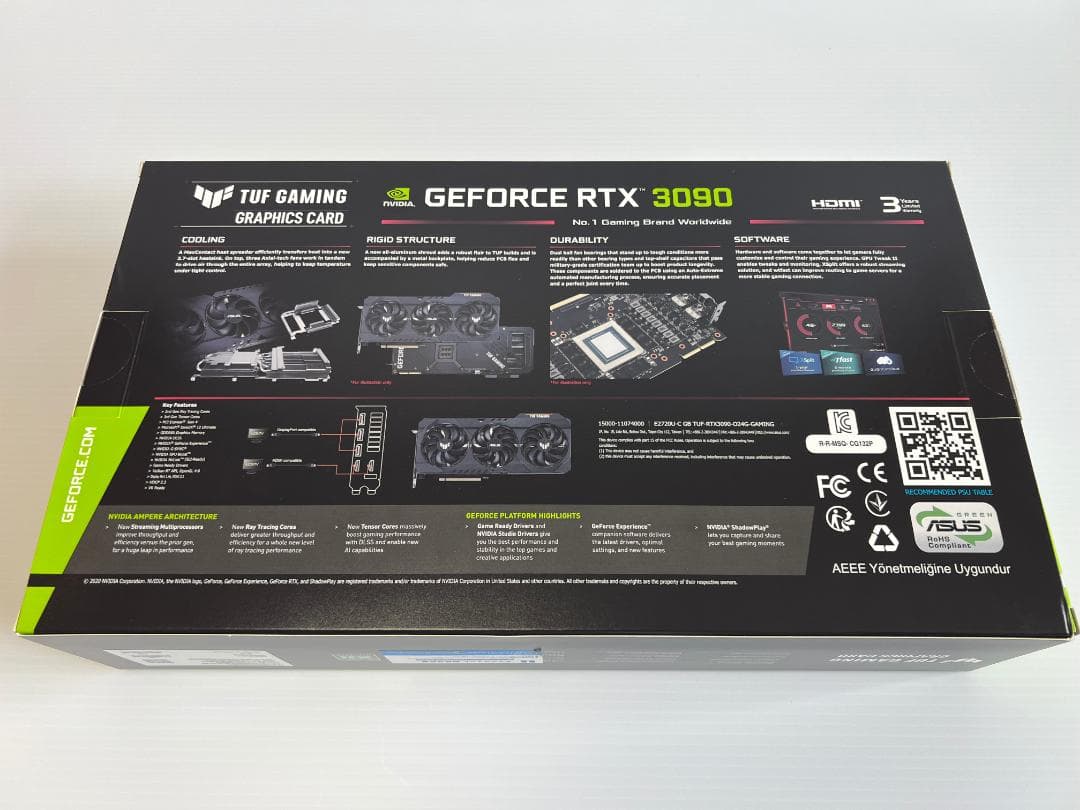 グラフィックボード・グラボ・ビデオカード ASUS TUF Gaming GeForce RTX 3090 24GB