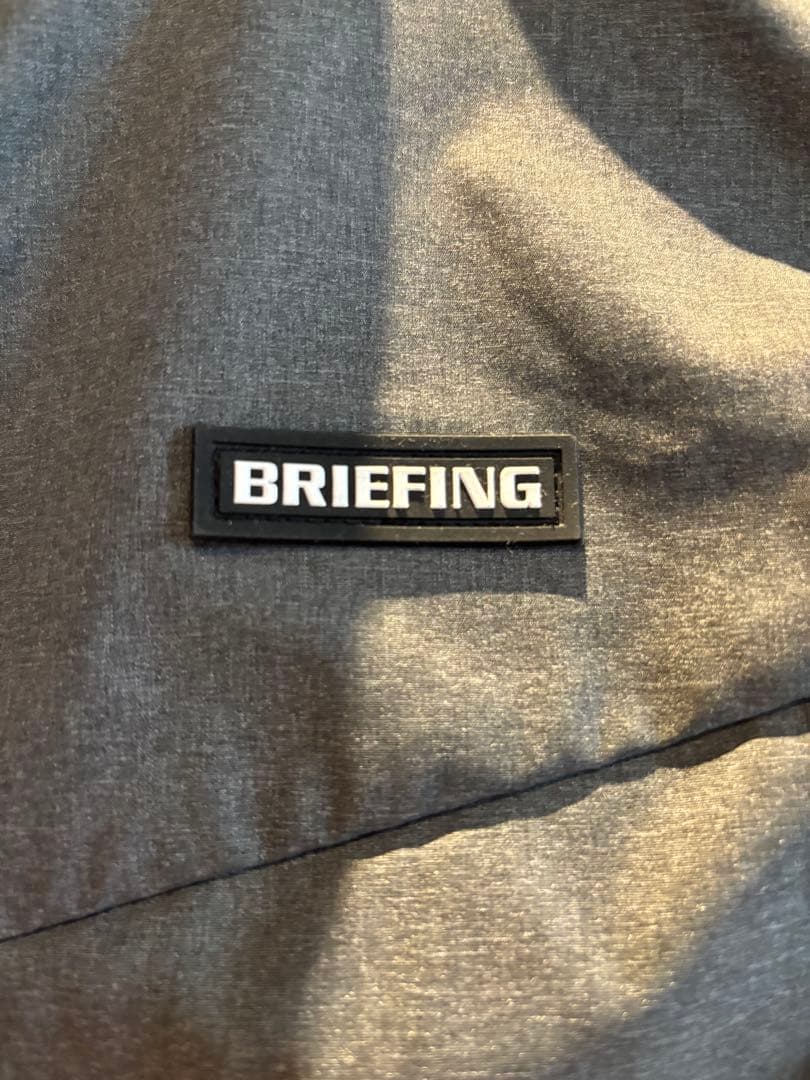 BRIEFING ゴルフ　ウィンドベスト　グレー　M