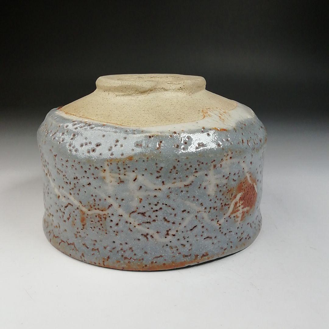Ｔ６９４　茶碗　『鼡志野』『桃山窯　林英二 造』　共箱　抹茶碗　茶道具