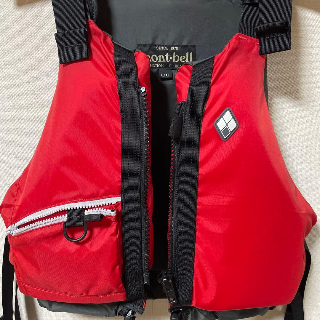 mont-bell ライフジャケット L/XL レッド