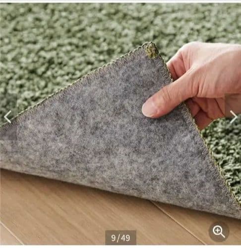 掃除を重視する方へ！自宅で洗濯で防ダニ仕様でグリーン約１９０×１９０（四角）