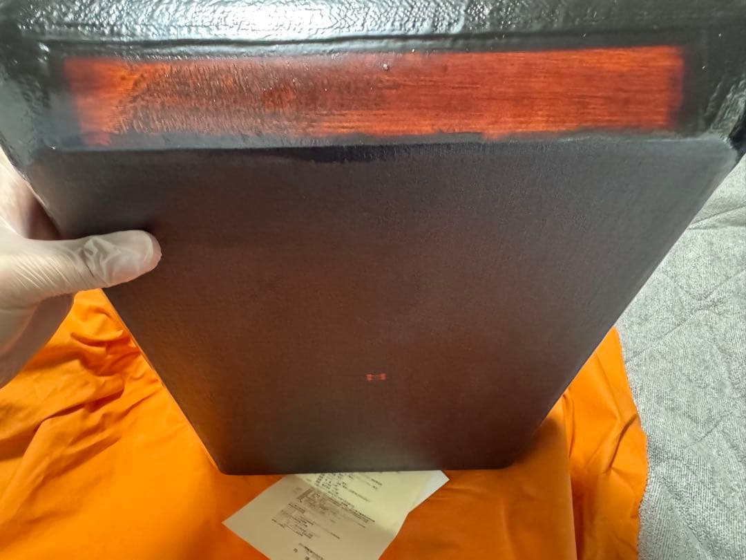 kurosawa7356 角偉三郎　輪島塗　大菜盆　未使用保管品