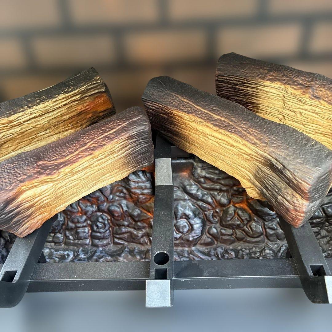 QVCジャパン　フェイク暖炉型　電気ファンヒーター　DFI-5010-01