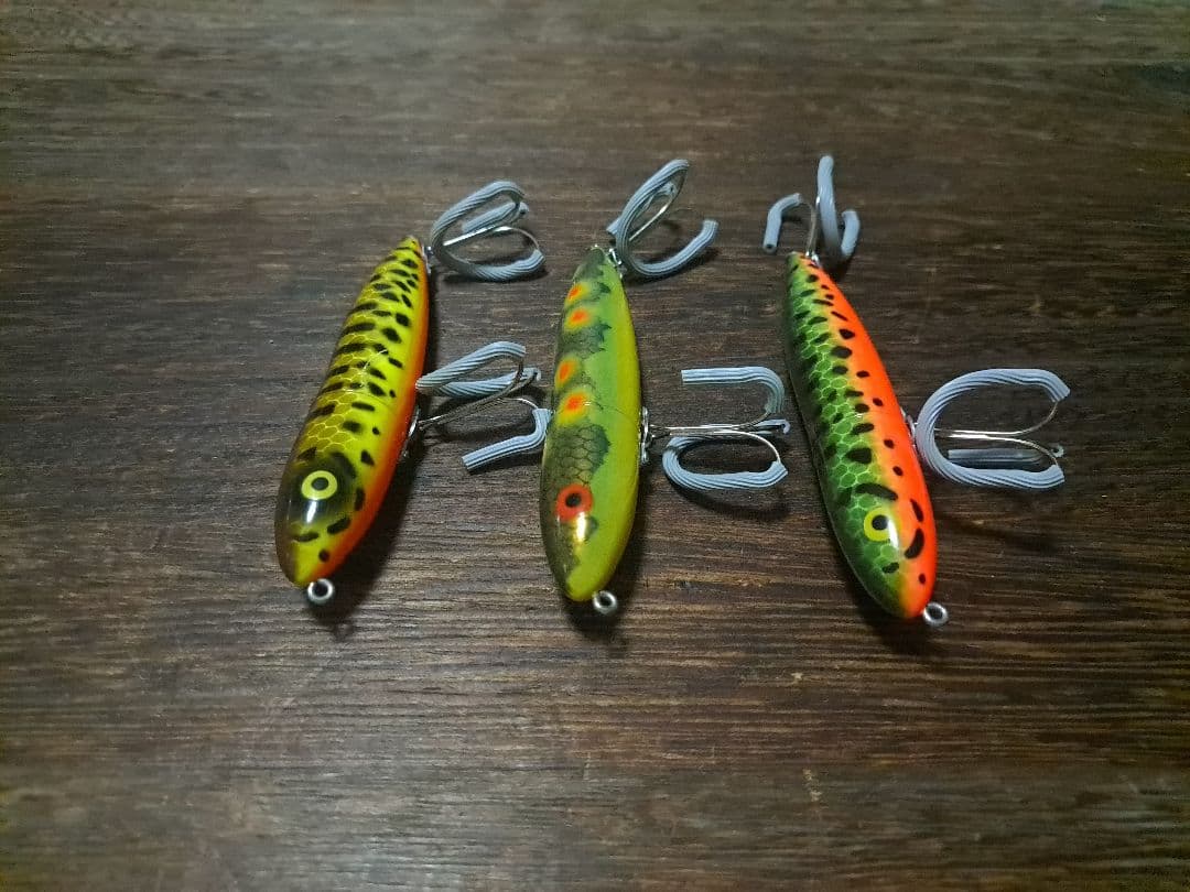 ヘドン　スウェイバック　ザラスプーク　イケメンカラー3色セット