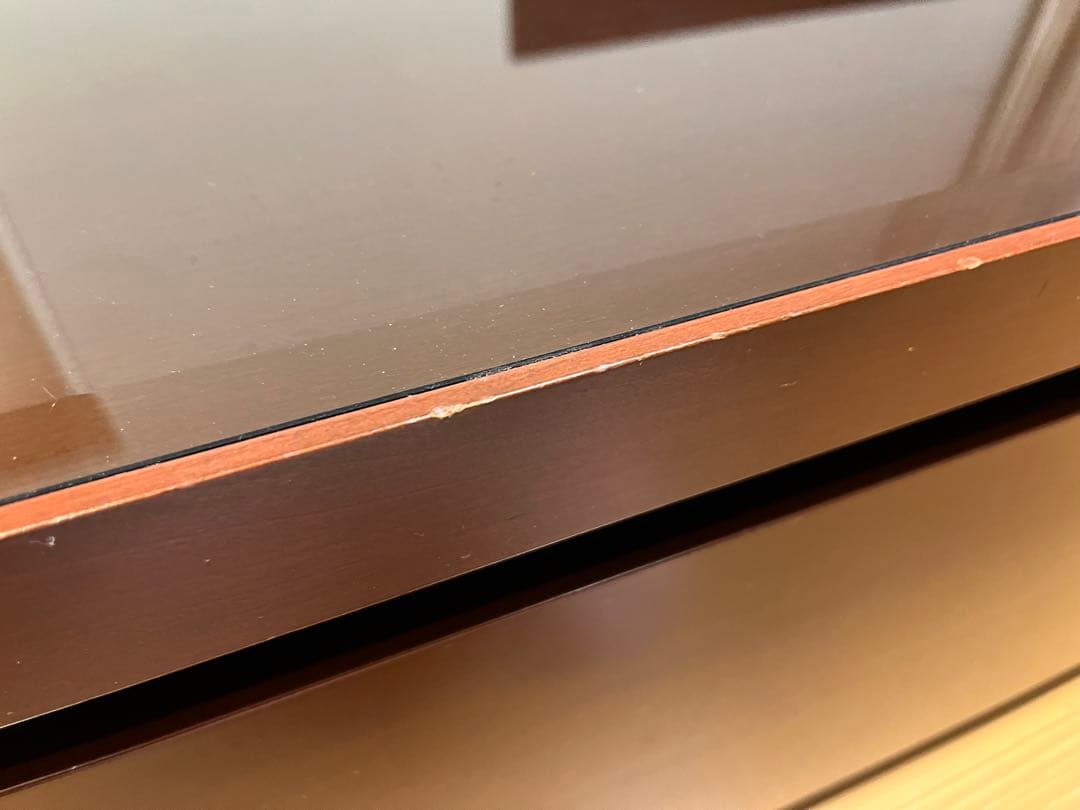 高橋工芸　ダークブラウン　アメリカンチェリー製　センターテーブル　ローテーブル