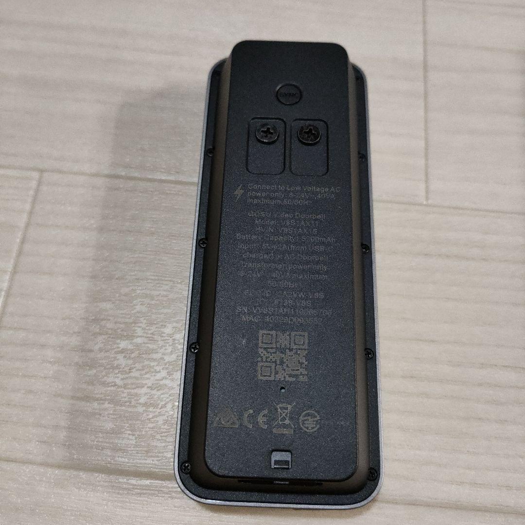 AOSU 5MP画質  ワイヤレスインターホンドアホン 玄関チャイム