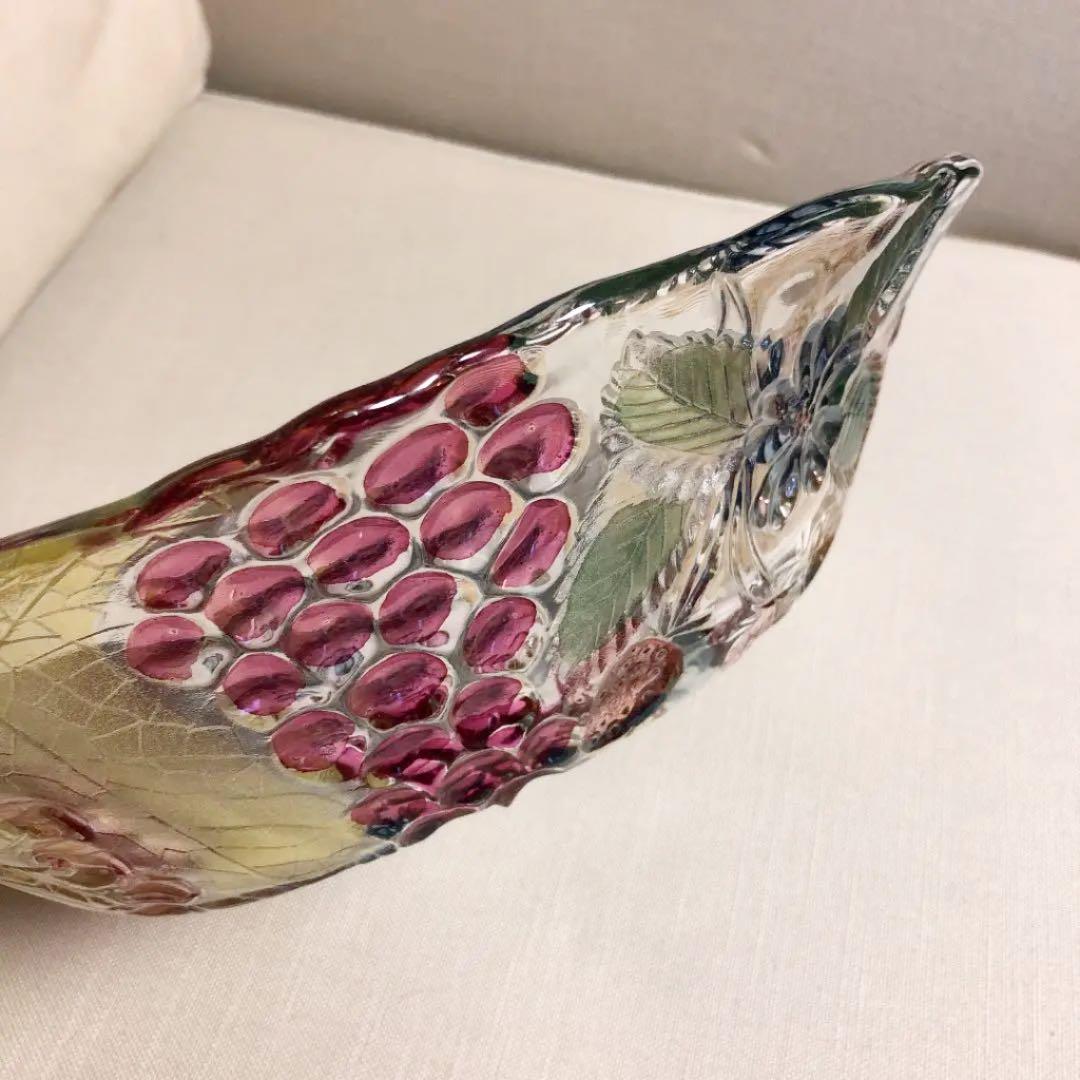 フランス ガラス皿 大皿