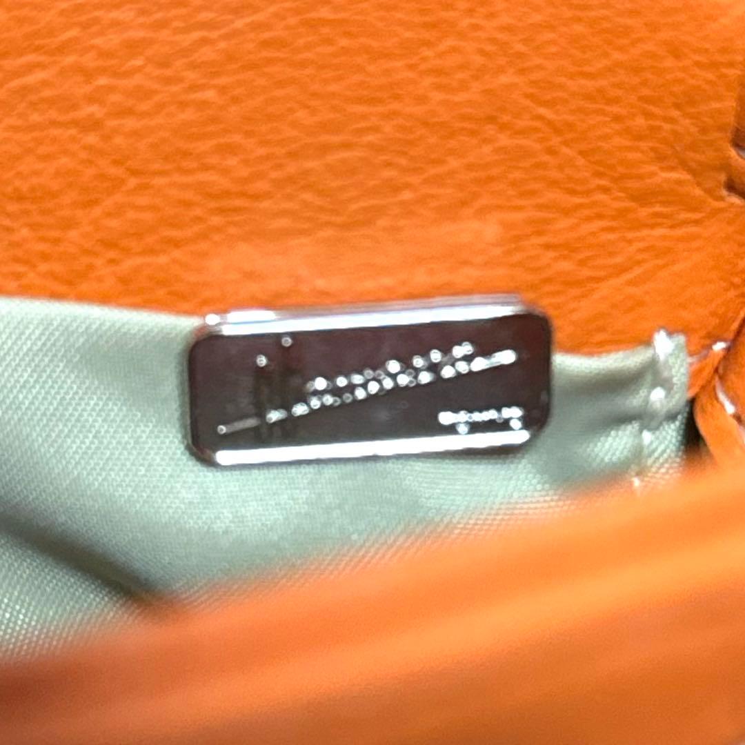 専用品HAMANO 濱野皮革工藝 オレンジ レザー トートバッグ