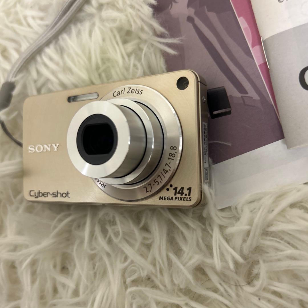 【未使用級】SONY Cyber-shot DSC-W350 デジカメ ゴールド