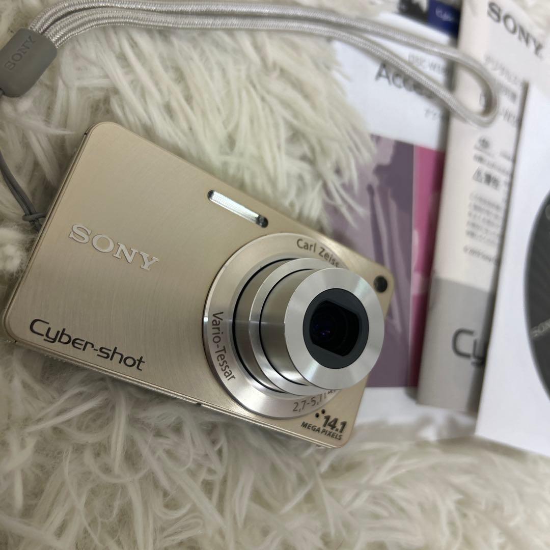 【未使用級】SONY Cyber-shot DSC-W350 デジカメ ゴールド