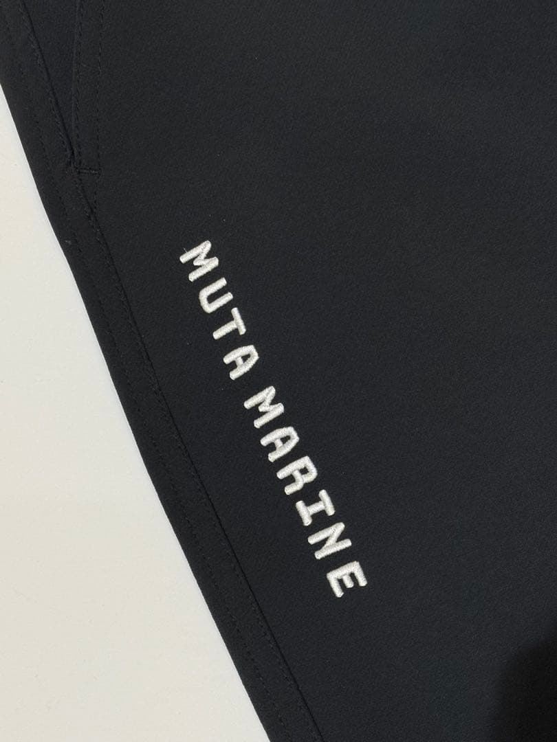 【新品】ムータマリンゴルフ　メンズ　ロングパンツ　黒　Ｍ