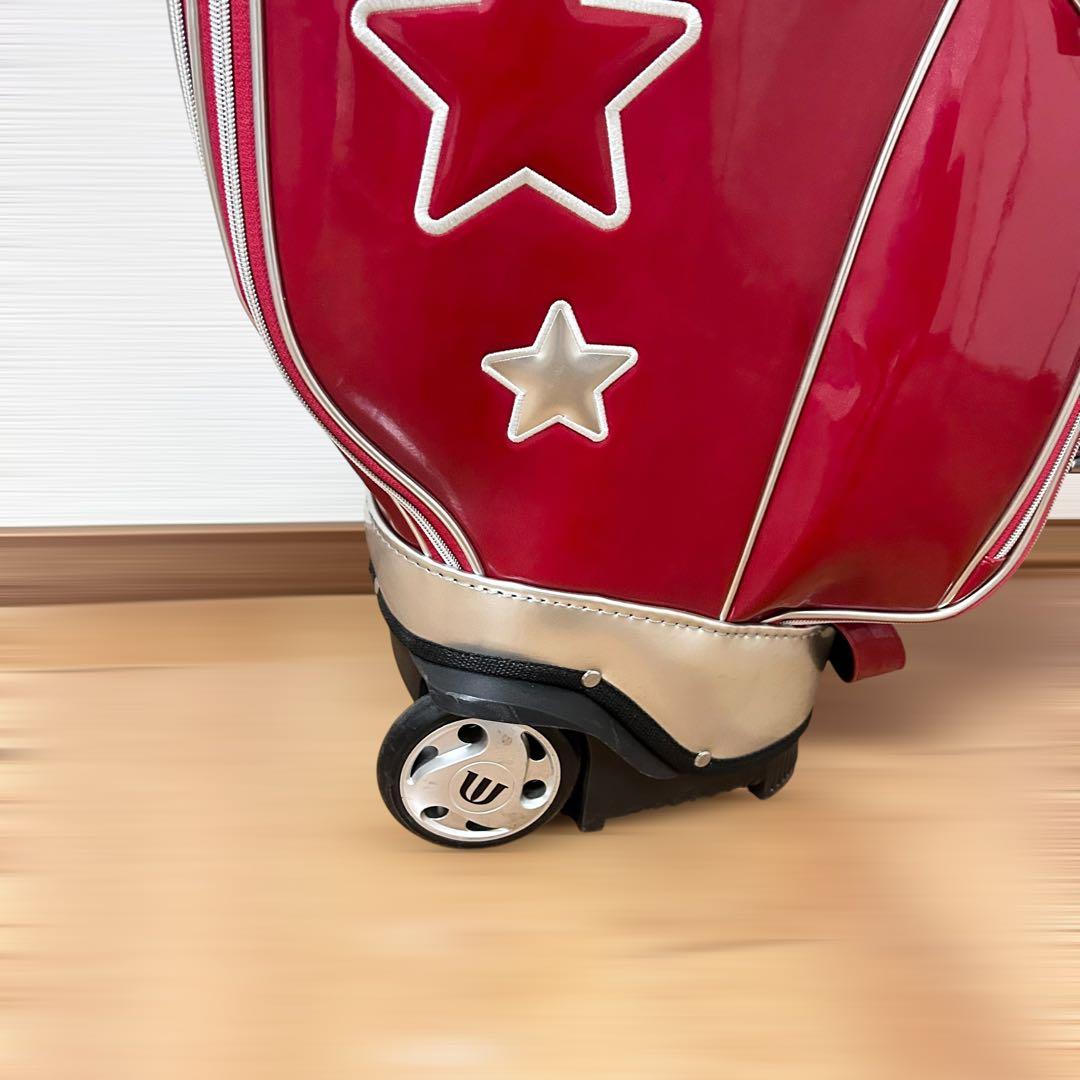 キャスター付き　希少　MU SPORTS　MU スポーツ キャディバッグ