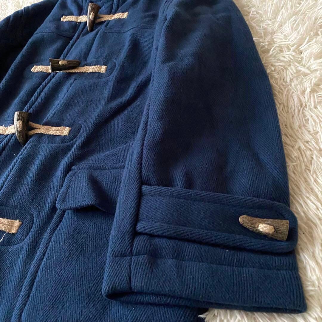【極美品✨】Kent ヘリンボーン ダッフルコート ムーアブルック ブルー L