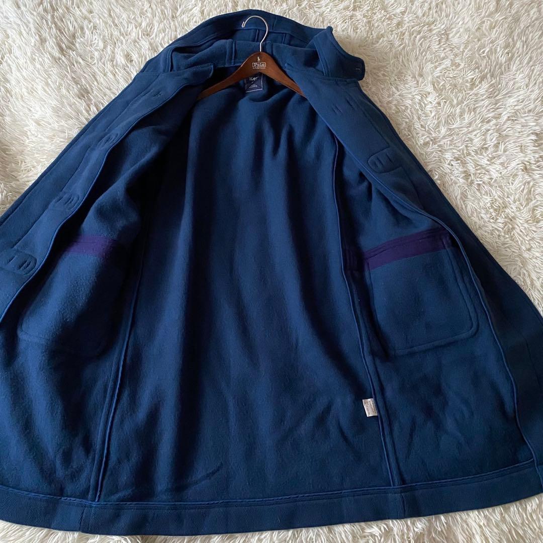 【極美品✨】Kent ヘリンボーン ダッフルコート ムーアブルック ブルー L