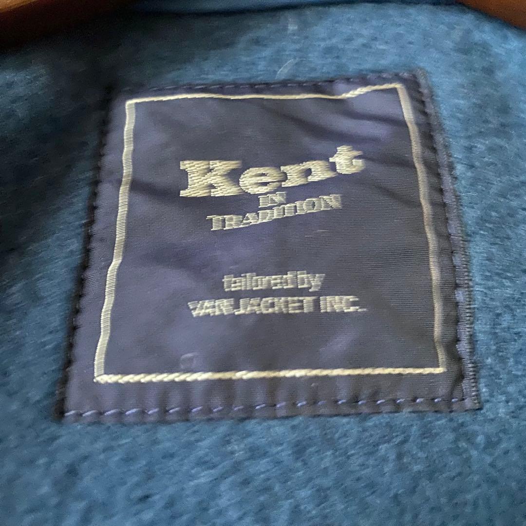 【極美品✨】Kent ヘリンボーン ダッフルコート ムーアブルック ブルー L