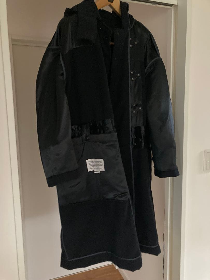 新品半額以下 エンジニアードガーメンツ ファイヤーマン ダッフルコート navy