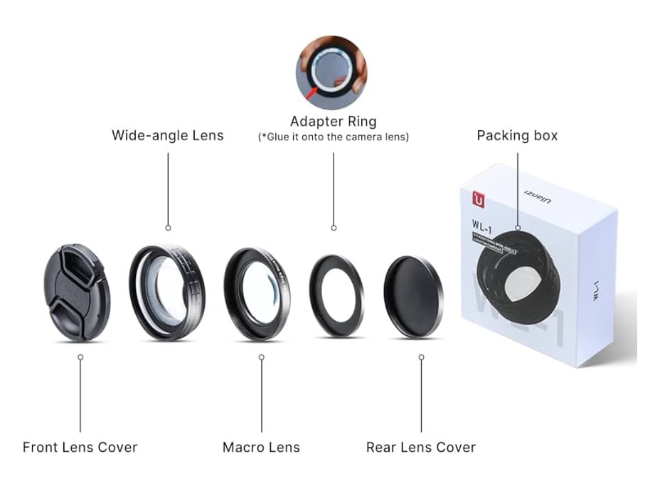 SONY VLOGCAM ZV-1 ＋広角レンズ＋外付マイク＋バッテリ充電器