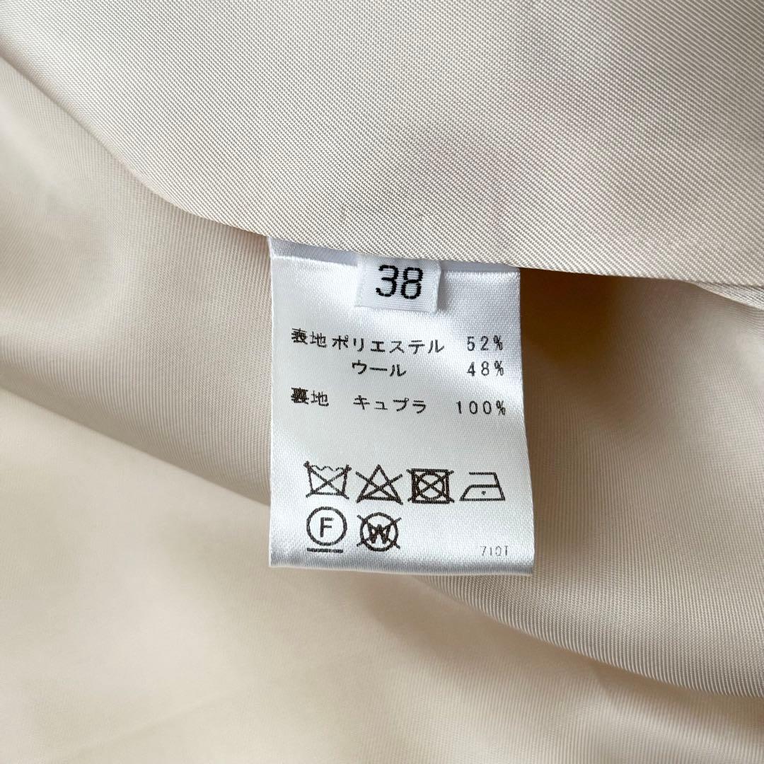 極美品❤️パシオーネ passione シャギーコート　ノーカラー　ジャケット