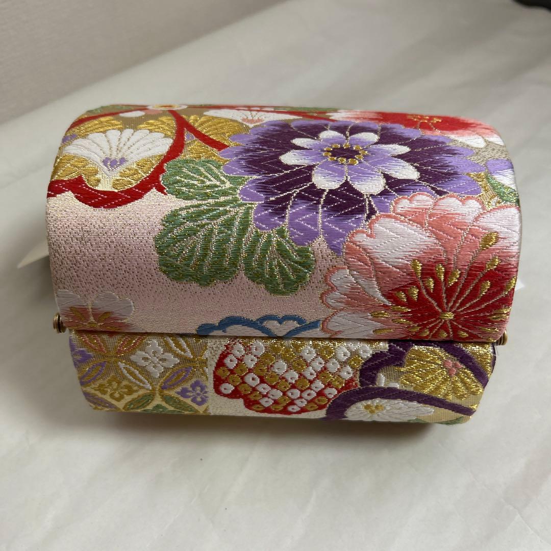 きょうこNo.38 和装　草履、バッグセット　　正絹　帯地　新品未使用