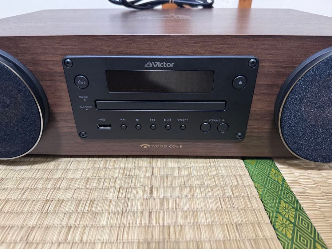 【展示未使用品】Victor ミニコンポ WOOD CONE EX-D6