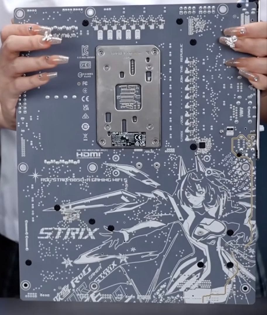 rog b850-A 吹雪 中国限定品