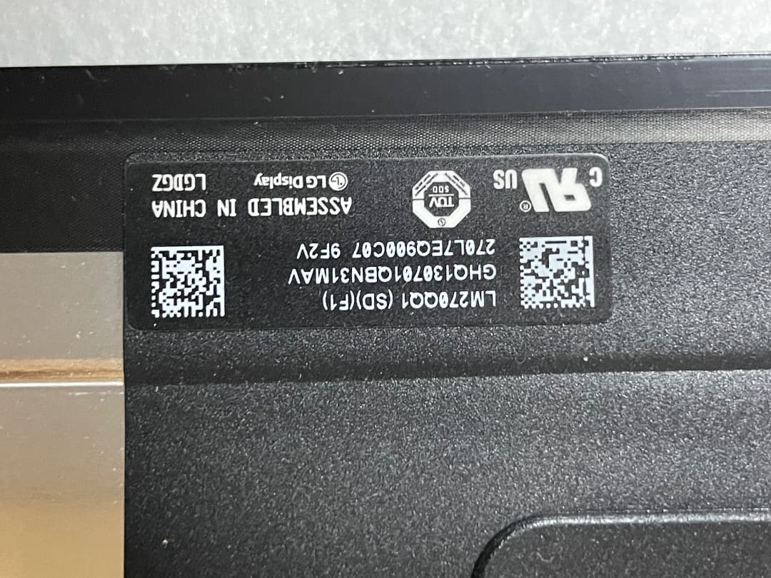 iMac 27 2020 A2115 液晶パネル LG製 LM270QQ1