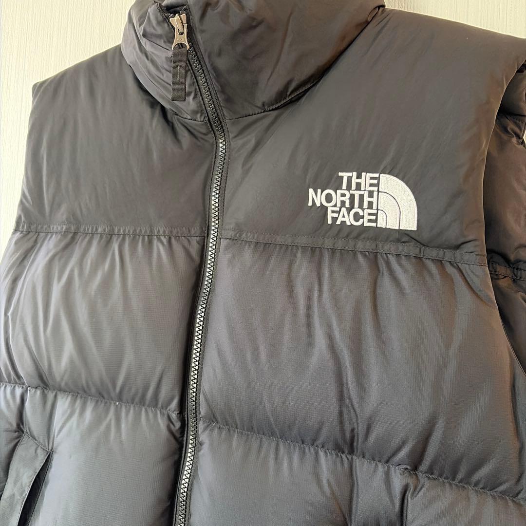 ノースフェイス　ヌプシダウンベスト　ブラック　S