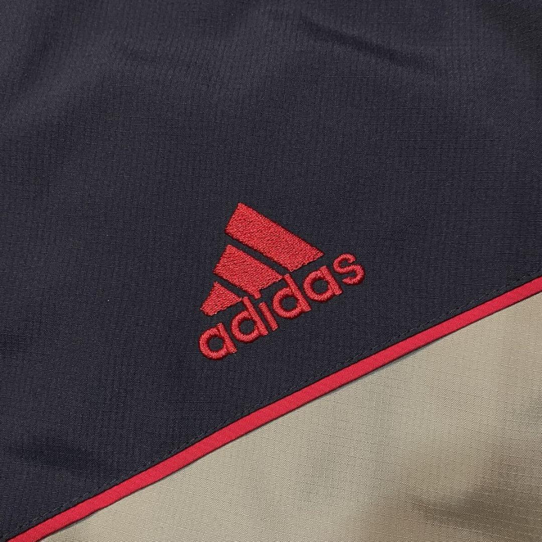 00s adidas パフォーマンスロゴ 刺繍 中綿 ベンチコート アディダス