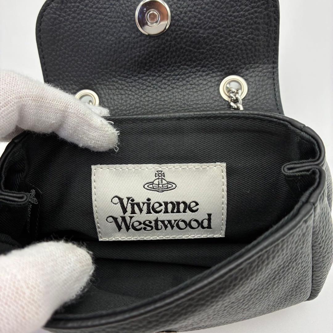 ヴィヴィアンウエストウッド ショルダーバッグ スモール パース チェーン オーブ