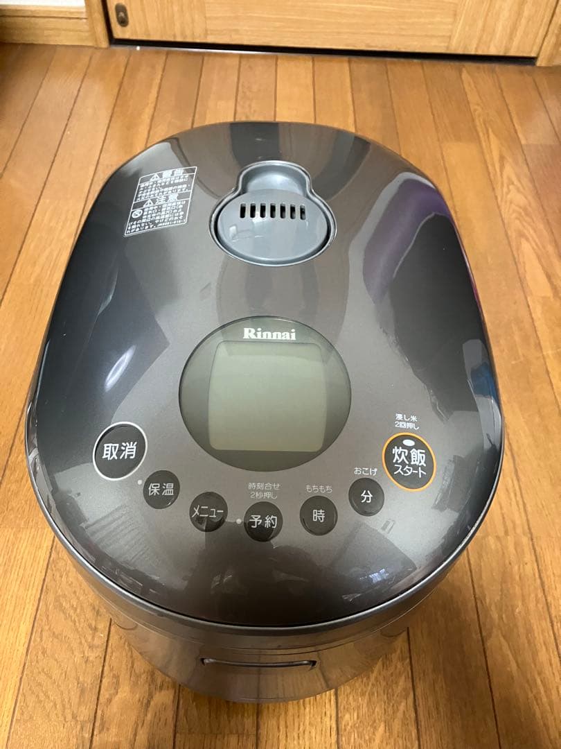 Rinnai ガス炊飯器／直火の匠(LPガス)取扱説明書付き